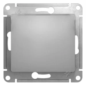 Systeme Electric Glossa Алюминий Выключатель 1-клавишный, сх.1, 10АХ