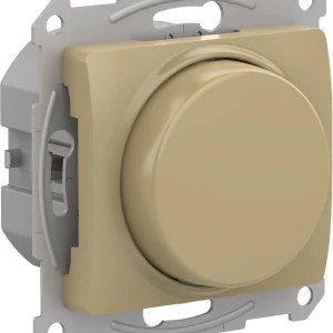 Systeme Electric Glossa Титан Светорегулятор (диммер) повор-нажим, LED, RC, 400Вт, мех.