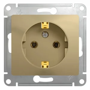 Systeme Electric Glossa Титан Розетка с/з