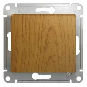Systeme Electric Glossa Дерево Дуб Выключатель 1-клавишный, сх.1, 10АХ