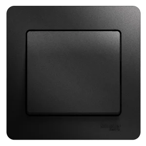 Systeme Electric Glossa Антрацит Выключатель 1-клавишный, сх.1, 10АХ (в сборе)