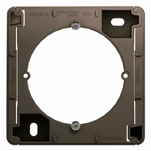 Systeme Electric Glossa Шоколад Коробка наружного монтажа