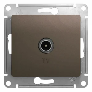 Systeme Electric Glossa Шоколад Розетка TV оконечная 1DB
