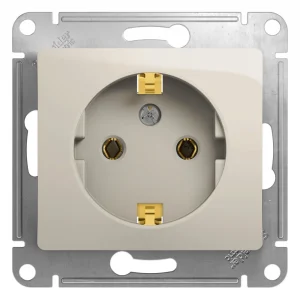 Systeme Electric Glossa Молочный Розетка с/з