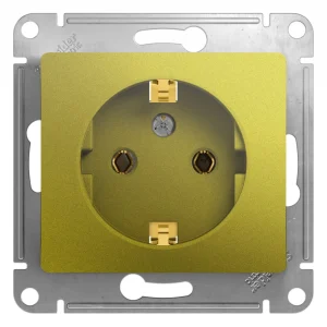 Systeme Electric Glossa Фисташковый Розетка с/з