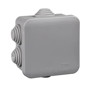 Systeme Electric Коробка распределительная открытой установки 70X70X40, IP55, 6 сальников DIY