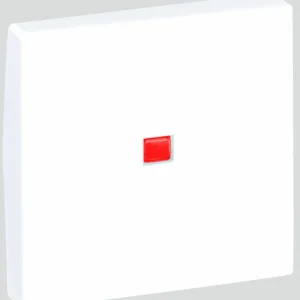 Simon Connect Алюминий Клавиша с индикатором для выключателя К302, 45х45мм