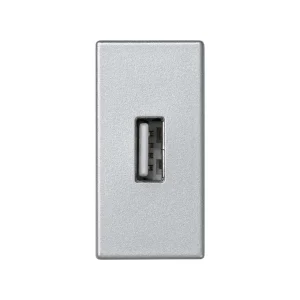 Simon Алюминий Плата с разъёмом USB 2.0 (тип А), 1/2 К45, винтовой зажим