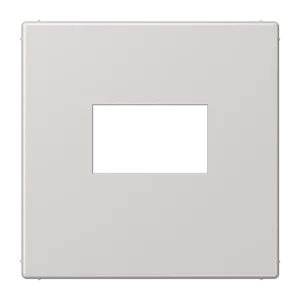 JUNG Плата для USB-зарядных устройств без видимого винта термопласт светло-серый