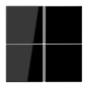 JUNG KNX LS 990 Чёрный Копмлект накладок, 4гр