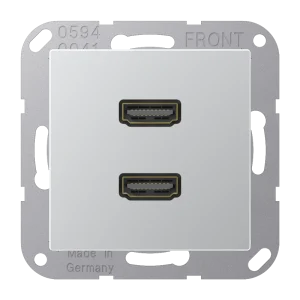 JUNG A 500 Алюминий Розетка HDMI 2-ая