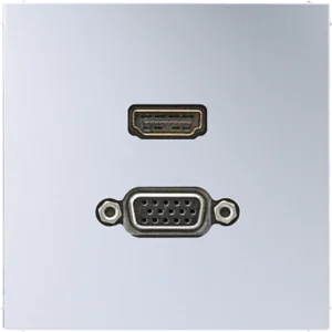 JUNG HDMI / VGA, алюминий