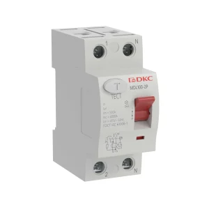 DKC Устройство защитного отключения УЗО ВДТ YON MAX MDL100, 2P, 30mA, 16A, тип АС