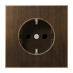 JUNG SCHUKO®-розетка 16 A / 250 B ~, латунь Antik