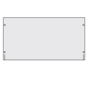 DKC Заглушка сплошная 19" 11U RAL7035