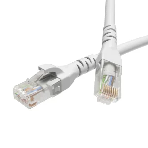 DKC Патч-корд неэкранированный CAT6 U/UTP 4х2, LSZH, белый, 1.5м