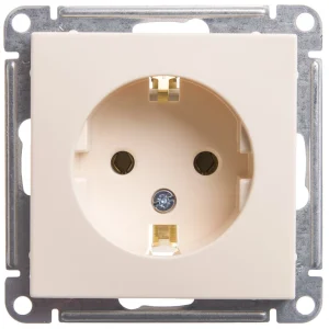 Systeme Electric Wessen 59 Слоновая кость Розетка с/з без шторок, 16А