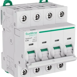Systeme Electric Systeme9 Автоматический выключатель (АВ) C 16A 4P 6kA 400В