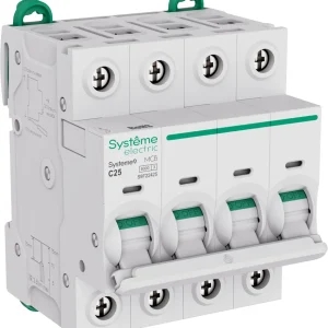 Systeme Electric Systeme9 Автоматический выключатель (АВ) C 25A 4P 6kA 400В