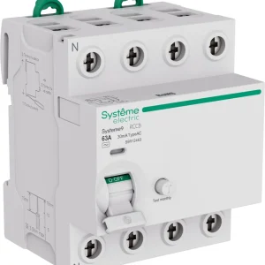 Systeme Electric Systeme9 Выключатель дифференциального тока (ВДТ) 63A 4P 30мА Тип-AC 400В