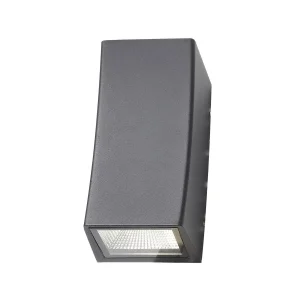 ST Luce SL088.421.02 Светильник уличный настенный Черный кварцевый LED 2*5W