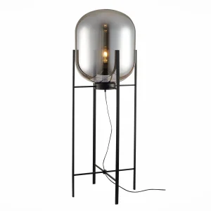 ST Luce SL1050.725.01 Торшер Черный/Дымчатый E27 1*40W