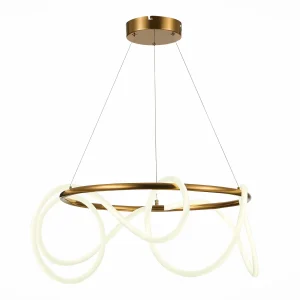 ST LUCE SL6102.303.55 Светильник подвесной Латунь/Белый LED 1*35W 4000K