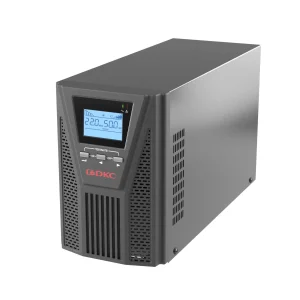 DKC Онлайн ИБП ДКС серии Small Tower, 1000 ВА/900 Вт, 1/1, 2xSchuko, EPO, USB, RS-232, RJ45, з/у 1А, 3x7Ач