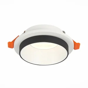 ST Luce ST206.508.01 Светильник встраиваемый Мат. белый GU10 1*50W D92xH41 220V Без ламп