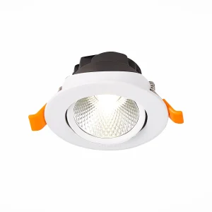 ST Luce ST211.538.06.24 Светильник встраиваемый Белый LED 1*6W 3000K 480Lm Ra80 24° IP20 D86xH50 220-240V
