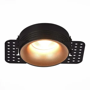 ST LUCE ST218.428.01 Св-к встр. Черный GU10 1*50W IP20 D85xH30 165-265V Без ламп
