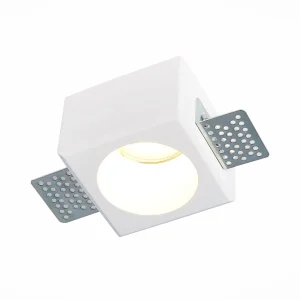 ST Luce ST252.508.01 Св-к встр. из гипса белый GU10 1*50W IP20 L80xW80xH52 180-240V Без ламп