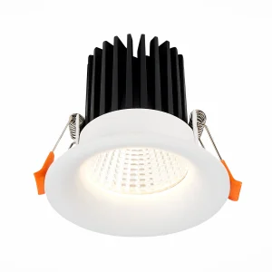 ST LUCE ST703.538.10 Св-к встр. Белый LED 1*10W 3000K 900Lm Ra>90 38о IP20 D85xH75 170-240V