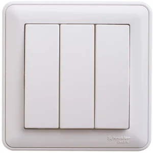 Systeme Electric Wessen 59 Бел Выключатель 3-клавишный, 10АХ (в сборе)