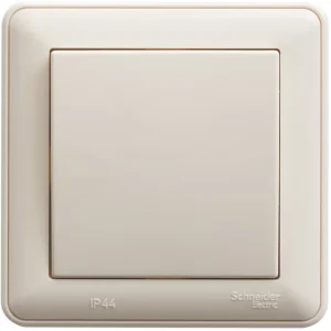 Systeme Electric Wessen 59 Беж Переключатель 1-клавишный, 10АХ (в сборе)